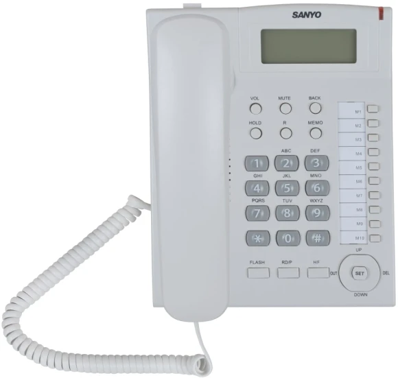 Телефон проводной Sanyo RA-S517W белый