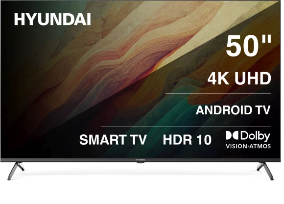 Телевизор LED Hyundai 50" H-LED50BU7009 Android TV Frameless черный 4K Ultra HD 60Hz MEMC DVB-T DVB-T2 DVB-C DVB-S DVB-S2 USB WiFi Smart TV Телевизор LED Hyundai 50" H-LED50BU7009 Android TV Frameless черный 4K Ultra HD 60Hz MEMC DVB-T DVB-T2 DVB-C DVB-S DVB-S2 USB WiFi Smart TV