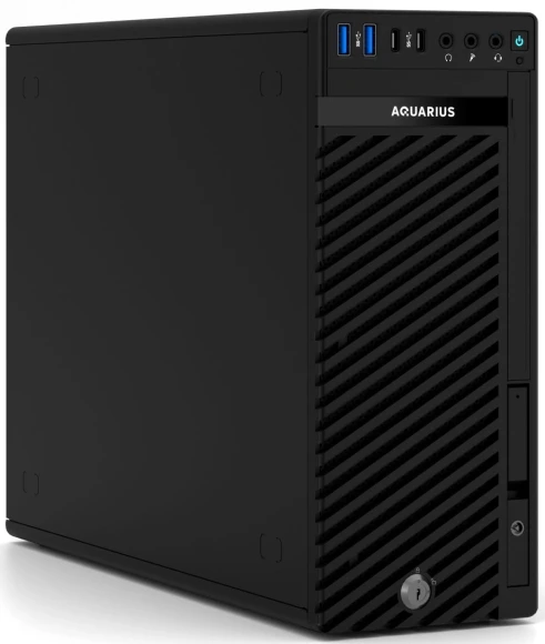 ПК Aquarius Pro K720 SFF i5 12400 (2.5) 16Gb SSD512Gb UHDG 730 без ОС 2.5xGbitEth WiFi BT 300W мышь клавиатура черный (RUS) (K7201M25116C151F02NWNFTNN3)