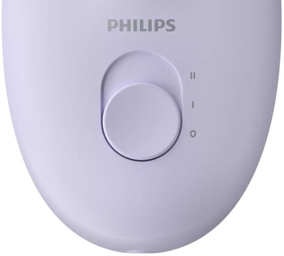 Эпилятор Philips BRE275/00 скор.:2 насад.:3 от электр.сети сиреневый/фиолетовый