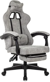 Кресло игровое Knight Lord/F серый Camby 82 крестов. пластик подст.для ног