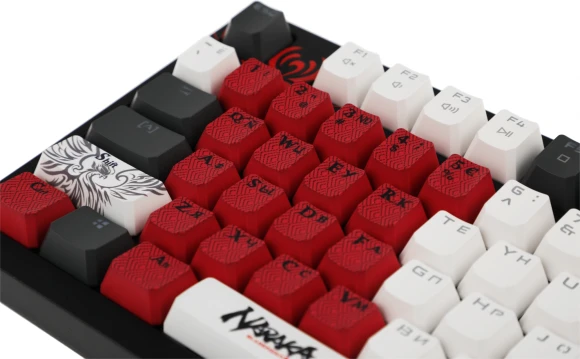 Клавиатура A4Tech S98 Naraka механическая черный/красный USB for gamer LED (S98 NARAKA BLMS RED PLUS) кабель 1.8м