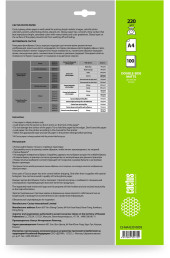 Фотобумага Cactus CS-MA4220100DS A4/220г/м2/100л./белый матовое/матовое для струйной печати Фотобумага Cactus CS-MA4220100DS A4/220г/м2/100л./белый матовое/матовое для струйной печати