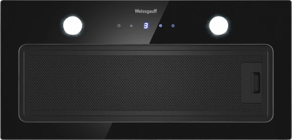 Вытяжка встраиваемая Weissgauff Dubhe 600 Touch черный управление: кнопочное (1 мотор)
