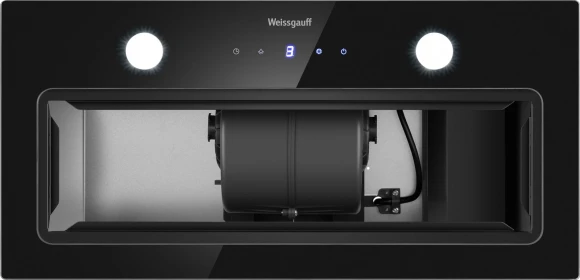 Вытяжка встраиваемая Weissgauff Dubhe 600 Touch черный управление: кнопочное (1 мотор)