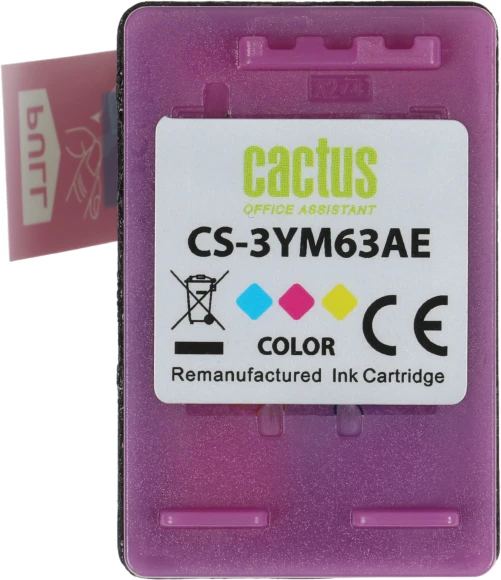 Картридж струйный Cactus CS-3YM63AE 305XL многоцветный (450стр.) (18мл) для HP DJ 2320/2710/2720/4120 с чипом Картридж струйный Cactus CS-3YM63AE 305XL многоцветный (450стр.) (18мл) для HP DJ 2320/2710/2720/4120 с чипом