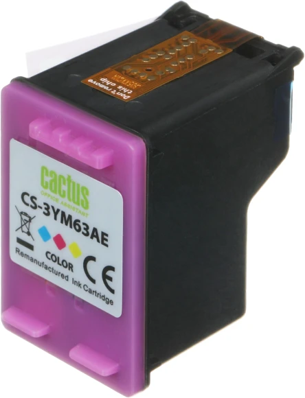 Картридж струйный Cactus CS-3YM63AE 305XL многоцветный (450стр.) (18мл) для HP DJ 2320/2710/2720/4120 с чипом Картридж струйный Cactus CS-3YM63AE 305XL многоцветный (450стр.) (18мл) для HP DJ 2320/2710/2720/4120 с чипом