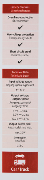 Автомобильное зар./устр. Hama H-210569 20W 1.67A+3A+2.22A (PD) USB универсальное черный (00210569) Автомобильное зар./устр. Hama H-210569 20W 1.67A+3A+2.22A (PD) USB универсальное черный (00210569)