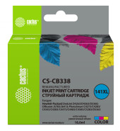 Картридж струйный Cactus CS-CB338 №141XL многоцветный (18мл) для HP DJ D4263/D4363/D5360/DJ J5783/J6413/PS C4273/C4283/C4343/C4383/C4473/C4483/C4583/C5283/D5363 с чипом Картридж струйный Cactus CS-CB338 №141XL многоцветный (18мл) для HP DJ D4263/D4363/D5360/DJ J5783/J6413/PS C4273/C4283/C4343/C4383/C4473/C4483/C4583/C5283/D5363 с чипом