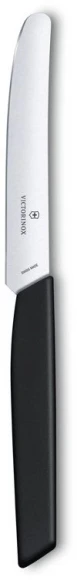 Нож кухонный Victorinox Swiss Modern (6.9003.11) стальной столовый лезв.110мм прямая заточка черный Нож кухонный Victorinox Swiss Modern (6.9003.11) стальной столовый лезв.110мм прямая заточка черный