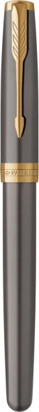 Ручка шариков. Parker Sonnet Grey Core GT (2213679) M черн. черн. подар.кор.