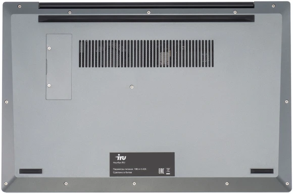 Ноутбук IRU Tactio 15PHC Ryzen 5 7430U 8Gb SSD256Gb AMD Radeon Graphics 15.6" IPS FHD (1920x1080) Windows 11 Pro Multi Language black WiFi BT Cam 4350mAh (2045999)