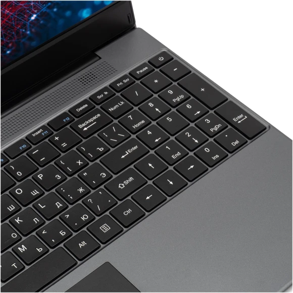 Ноутбук IRU Tactio 15PHC Ryzen 5 7430U 8Gb SSD256Gb AMD Radeon Graphics 15.6" IPS FHD (1920x1080) Windows 11 Pro Multi Language black WiFi BT Cam 4350mAh (2045999)