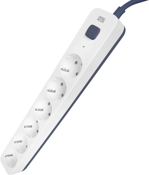 Сетевой фильтр Powercom SP-06W 1.8М 1.8м (6 розеток) белый/серый (коробка) Сетевой фильтр Powercom SP-06W 1.8М 1.8м (6 розеток) белый/серый (коробка)