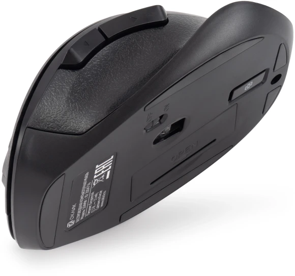 Мышь Оклик 504MW черный/серый оптическая 1600dpi silent беспров. USB 6but (2004736)