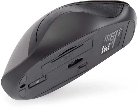 Мышь Оклик 504MW черный/серый оптическая 1600dpi silent беспров. USB 6but (2004736)