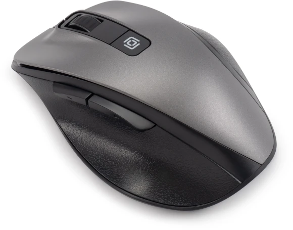 Мышь Оклик 504MW черный/серый оптическая 1600dpi silent беспров. USB 6but (2004736)