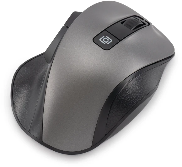 Мышь Оклик 504MW черный/серый оптическая 1600dpi silent беспров. USB 6but (2004736)