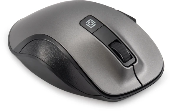 Мышь Оклик 504MW черный/серый оптическая 1600dpi silent беспров. USB 6but (2004736)