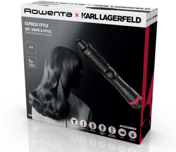 Фен-щетка Rowenta CF635LF0 800Вт черный/красный (1830008710) Фен-щетка Rowenta CF635LF0 800Вт черный/красный (1830008710)