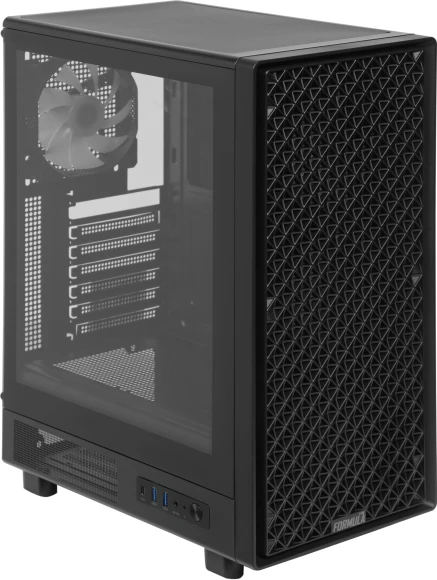 Корпус Formula Mana Dynamic черный без БП ATX 4x120mm 2x140mm 2xUSB3.0 audio bott PSU