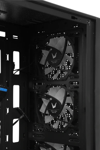 Корпус Formula Mana Dynamic черный без БП ATX 4x120mm 2x140mm 2xUSB3.0 audio bott PSU