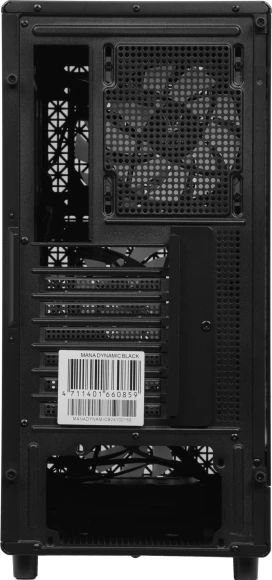 Корпус Formula Mana Dynamic черный без БП ATX 4x120mm 2x140mm 2xUSB3.0 audio bott PSU