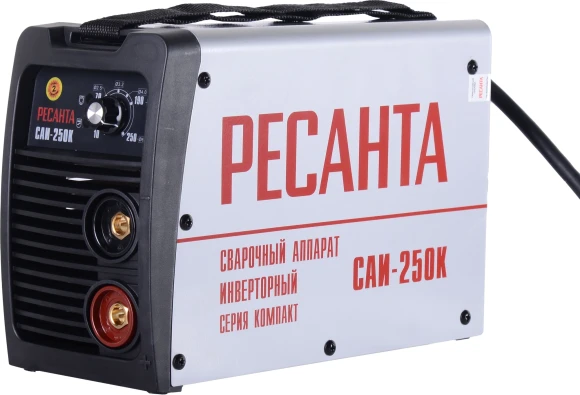 Сварочный аппарат Ресанта САИ-250К инвертор ММА DC 7.8кВт