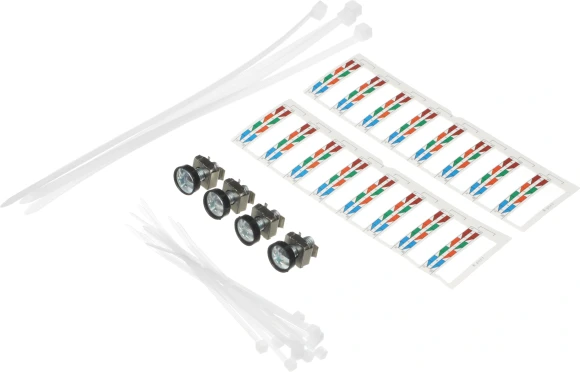 Патч-панель ITK PP24-1UC5ES-D05 19" 1U 24xRJ45 кат.5e STP