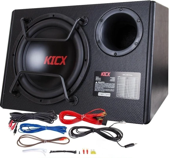 Сабвуфер автомобильный Kicx GT500BPA 500Вт активный (30см/12")