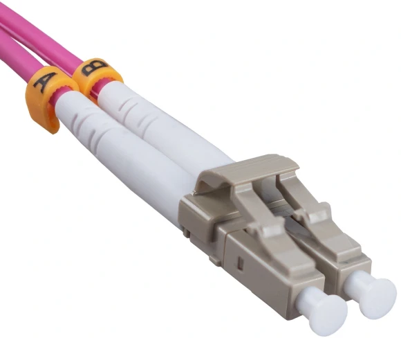 Патч-корд Cabeus FOP-50-OM4-LC-LC-3M 2x50/125 OM4 LC дуплекс-LC дуплекс 3м LSZH розовый Патч-корд Cabeus FOP-50-OM4-LC-LC-3M 2x50/125 OM4 LC дуплекс-LC дуплекс 3м LSZH розовый