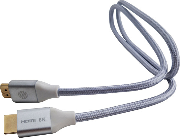 Кабель аудио-видео Cactus CS-HDMI.2.1-1 HDMI (m)/HDMI (m) 1м. позолоч.конт. серебристый Кабель аудио-видео Cactus CS-HDMI.2.1-1 HDMI (m)/HDMI (m) 1м. позолоч.конт. серебристый