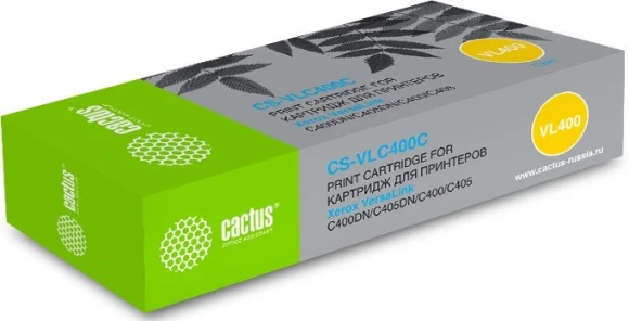 Картридж лазерный Cactus CS-VLC400CRU 106R03534 голубой (8000стр.) для Xerox VersaLink C400DN/C405DN/C400/405/C400N/C405N/ Картридж лазерный Cactus CS-VLC400CRU 106R03534 голубой (8000стр.) для Xerox VersaLink C400DN/C405DN/C400/405/C400N/C405N/