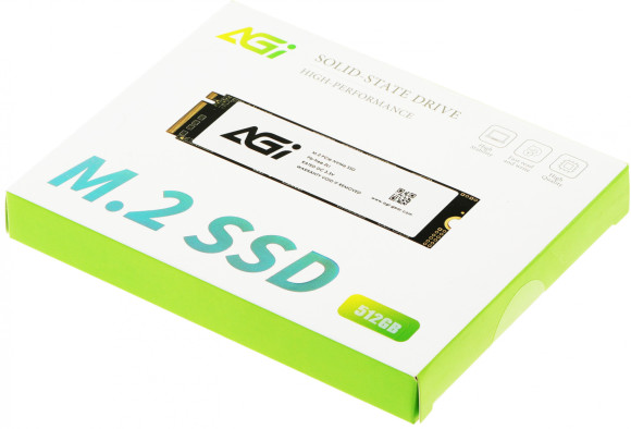 Накопитель SSD AGi PCIe 4.0 x4 512GB AGI512G44AI818 AI818 M.2 2280