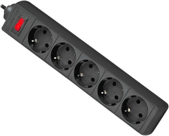 Сетевой фильтр Defender DFS 151 1.8м (6 розеток) белый (коробка)
