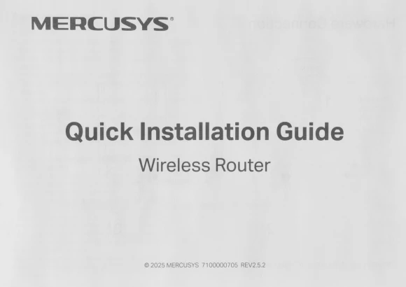 Роутер беспроводной Mercusys MW305R N300 10/100BASE-TX белый