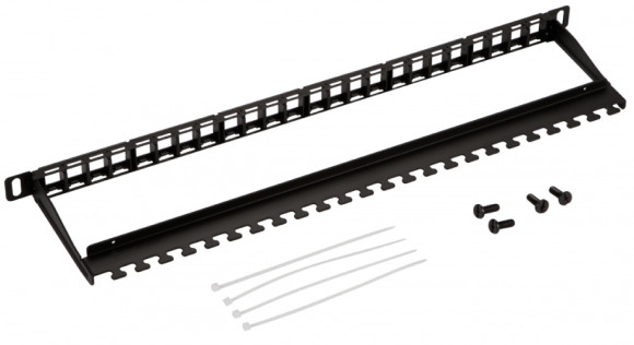 Патч-панель Lanmaster LAN-PPC24OK-UTP 19" 0,5U 24x UTP