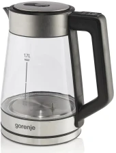 Чайник электрический Gorenje K17TRG 1.7л. 2200Вт нержавеющая сталь корпус: стекло/металл/пластик