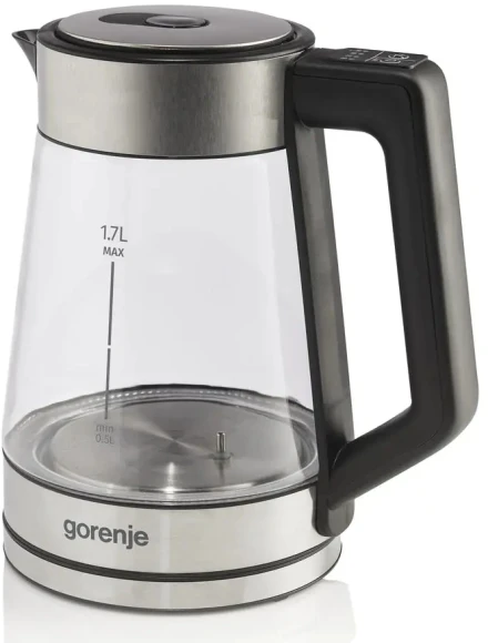 Чайник электрический Gorenje K17TRG 1.7л. 2200Вт нержавеющая сталь корпус: стекло/металл/пластик