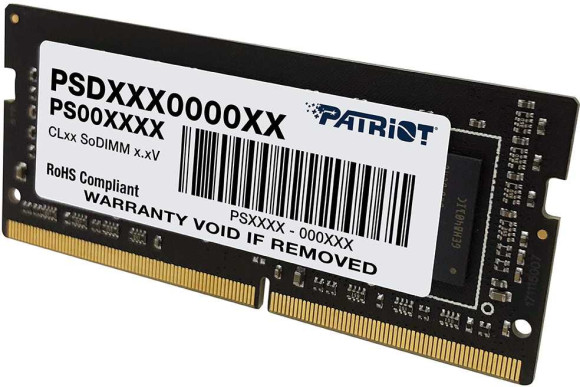 Память DDR4 16Gb 2666MHz Patriot PSD416G266681S Signature RTL PC4-21300 CL19 SO-DIMM 260-pin 1.2В single rank Ret Память DDR4 16Gb 2666MHz Patriot PSD416G266681S Signature RTL PC4-21300 CL19 SO-DIMM 260-pin 1.2В single rank Ret