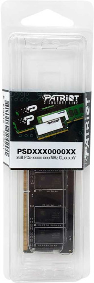 Память DDR4 16Gb 2666MHz Patriot PSD416G266681S Signature RTL PC4-21300 CL19 SO-DIMM 260-pin 1.2В single rank Ret Память DDR4 16Gb 2666MHz Patriot PSD416G266681S Signature RTL PC4-21300 CL19 SO-DIMM 260-pin 1.2В single rank Ret