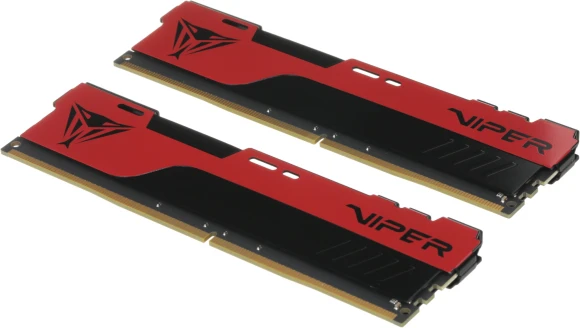 Память DDR4 2x32Gb 3200MHz Patriot PVE2464G320C8K Viper Elite II RTL Gaming PC4-25600 CL18 DIMM 288-pin 1.35В kit с радиатором Ret