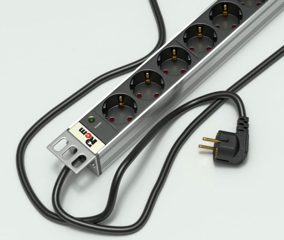 Блок распределения питания Rem R-16-9S-I-440-3 гор.размещ. 9xSchuko 16A Schuko 3м Блок распределения питания Rem R-16-9S-I-440-3 гор.размещ. 9xSchuko 16A Schuko 3м