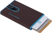 Чехол для кредитных карт Piquadro Blue Square PP4825B2BLR/MO красное дерево натур.кожа Чехол для кредитных карт Piquadro Blue Square PP4825B2BLR/MO красное дерево натур.кожа