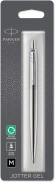 Ручка гелев. Parker Jotter Core K694 (2020671) Stainless Steel CT M черн. черн. блистер