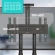 Стойка для телевизора Onkron TS1552 черный 40"-70" макс.60.5кг напольный мобильный