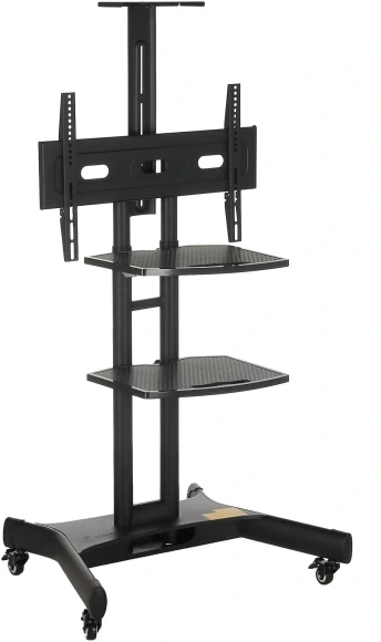 Стойка для телевизора Onkron TS1552 черный 40"-70" макс.60.5кг напольный мобильный