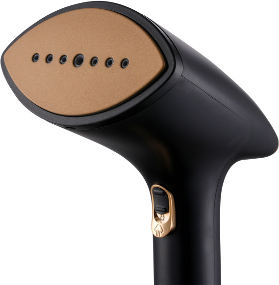 Отпариватель ручной Hyundai H-HS01820 1800Вт черный/золотистый Отпариватель ручной Hyundai H-HS01820 1800Вт черный/золотистый