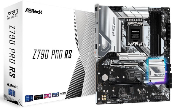 Материнская плата Asrock Z790 PRO RS Soc-1700 Intel Z790 4xDDR5 ATX AC`97 8ch(7.1) 2.5Gg RAID+HDMI+DP Материнская плата Asrock Z790 PRO RS Soc-1700 Intel Z790 4xDDR5 ATX AC`97 8ch(7.1) 2.5Gg RAID+HDMI+DP