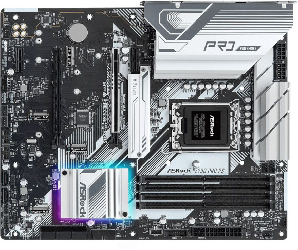 Материнская плата Asrock Z790 PRO RS Soc-1700 Intel Z790 4xDDR5 ATX AC`97 8ch(7.1) 2.5Gg RAID+HDMI+DP Материнская плата Asrock Z790 PRO RS Soc-1700 Intel Z790 4xDDR5 ATX AC`97 8ch(7.1) 2.5Gg RAID+HDMI+DP